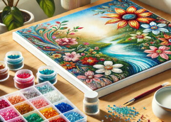 Diamantmalerei ist ein faszinierendes Handwerk